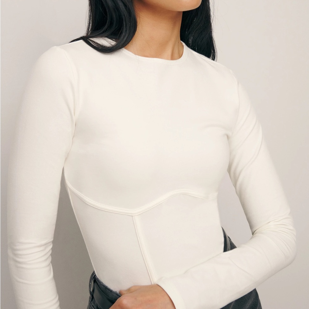 NWT Reformation Thalia Knit Top Size S